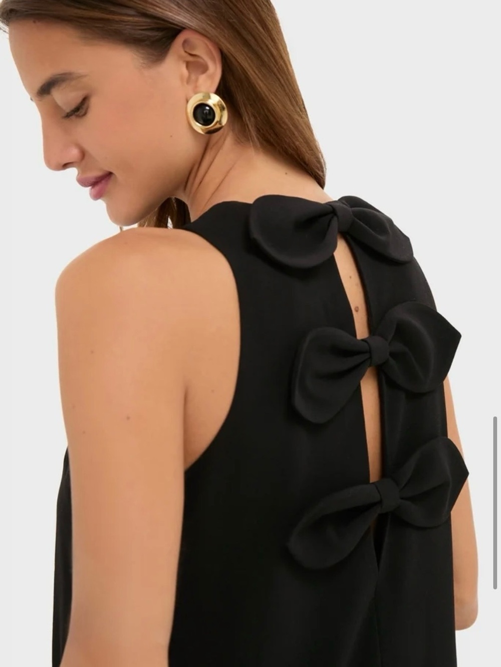 Tuckernuck Black Crepe Portia Dress - Picture 4 of 11